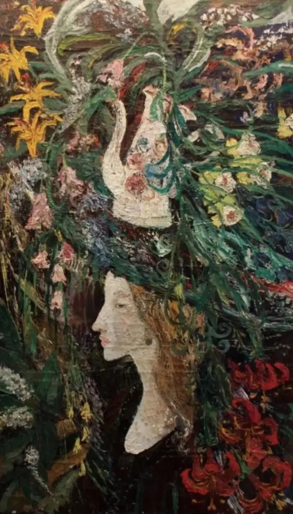 «Весенняя шляпа», художник, купить картину, советская живопись, советский художник, купить советскую картину, галерея советского искусства, аукцион советской живописи