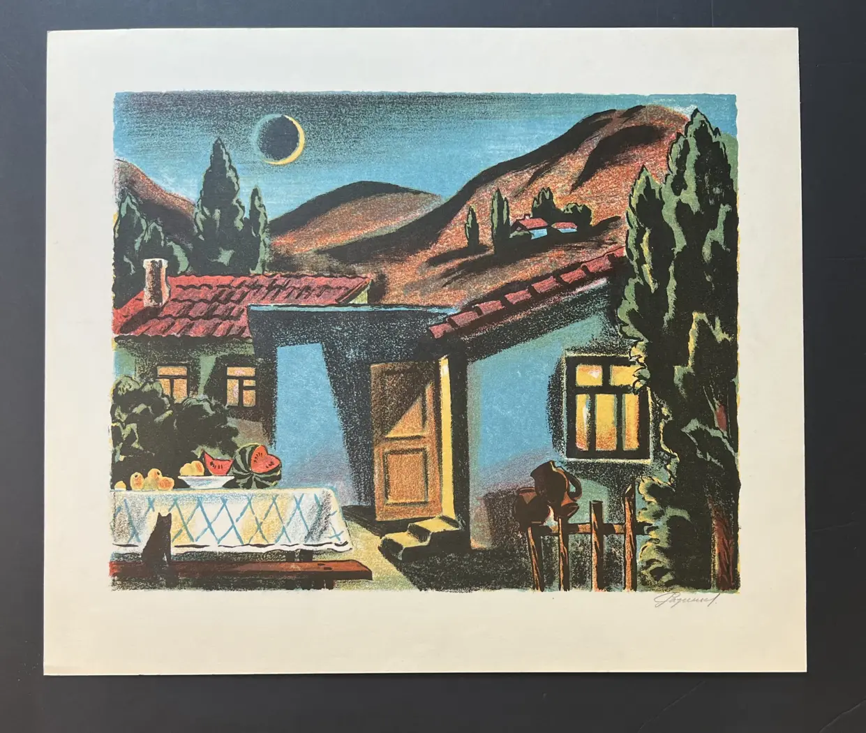 Разинков Юрий Фёдорович, художник, купить картину, купить, работы, графика, аукцион, бидспирит, галерея ОПХ, Bidspirit
