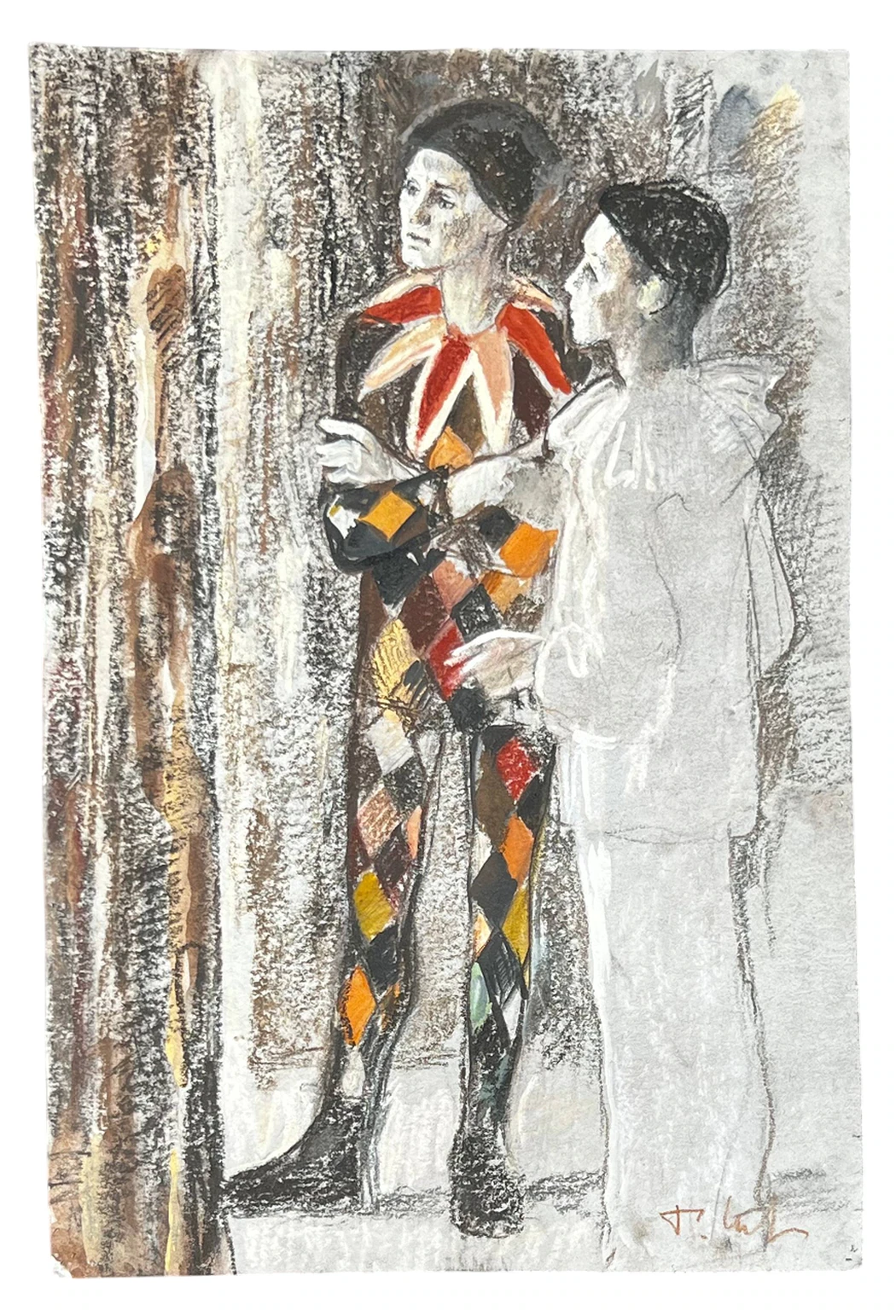 «Артисты», Чепикова Татьяна Алексеевна, художник, купить картину, купить, работы, аукцион, графика, галерея ОПХ, Bidspirit, бидспирит, магазин