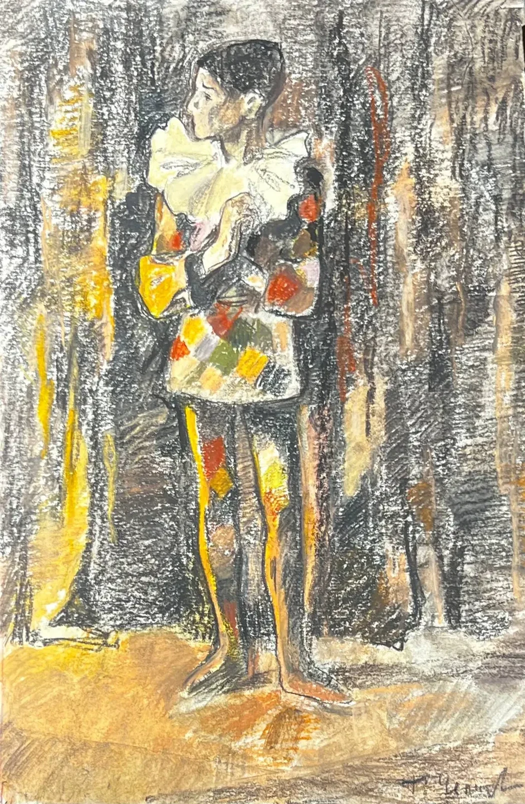 «Артист», Чепикова Татьяна Алексеевна, художник, купить картину, купить, работы, аукцион, графика, галерея ОПХ, Bidspirit, бидспирит, магазин