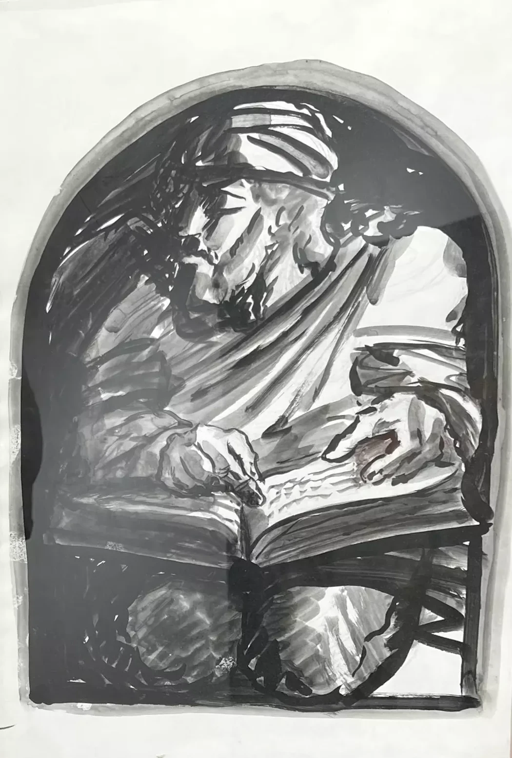 «Мудрец с книгой», Добровольский Александр Анатольевич, художник, купить картину