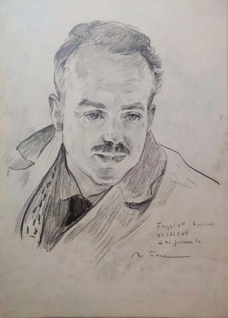 «Frysiak Ryszard», Пентешин Иван Мильевич, художник, купить картину, купить, работы, графика, галерея ОПХ, аукцион