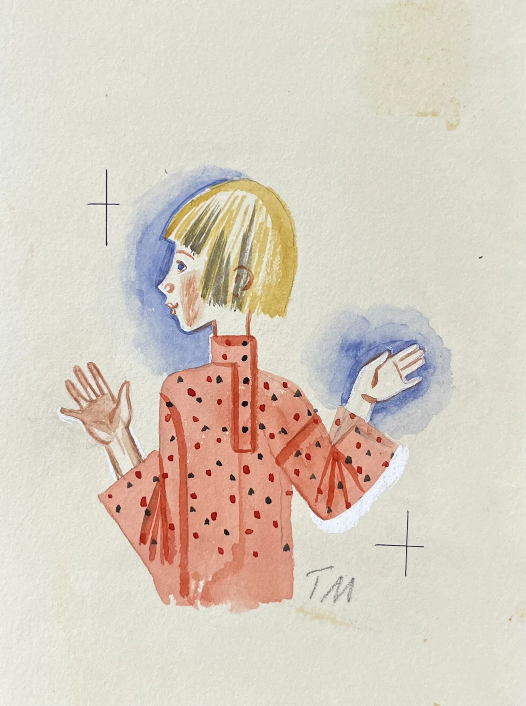 «Филиппок», Макавеева Галина Александровна, художник, купить картину, купить, работы, аукцион, графика, галерея ОПХ, Bidspirit, бидспирит, магазин