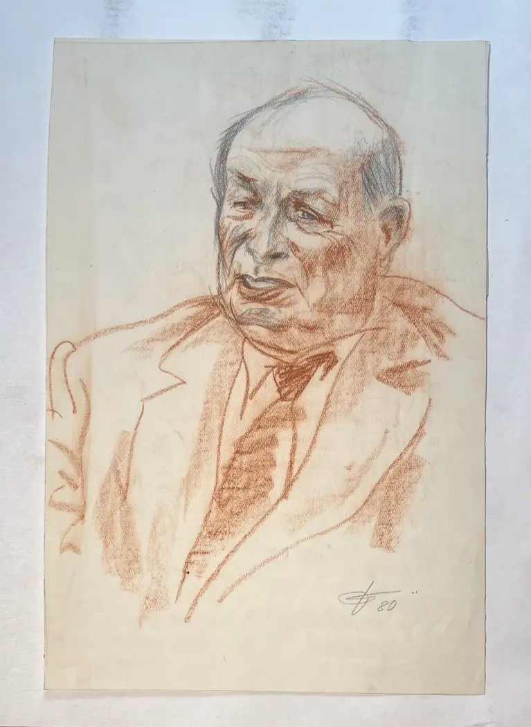 «Морин А.В. – главный конструктор авианосцев», Гусев Валентин Михайлович, художник, купить картину.