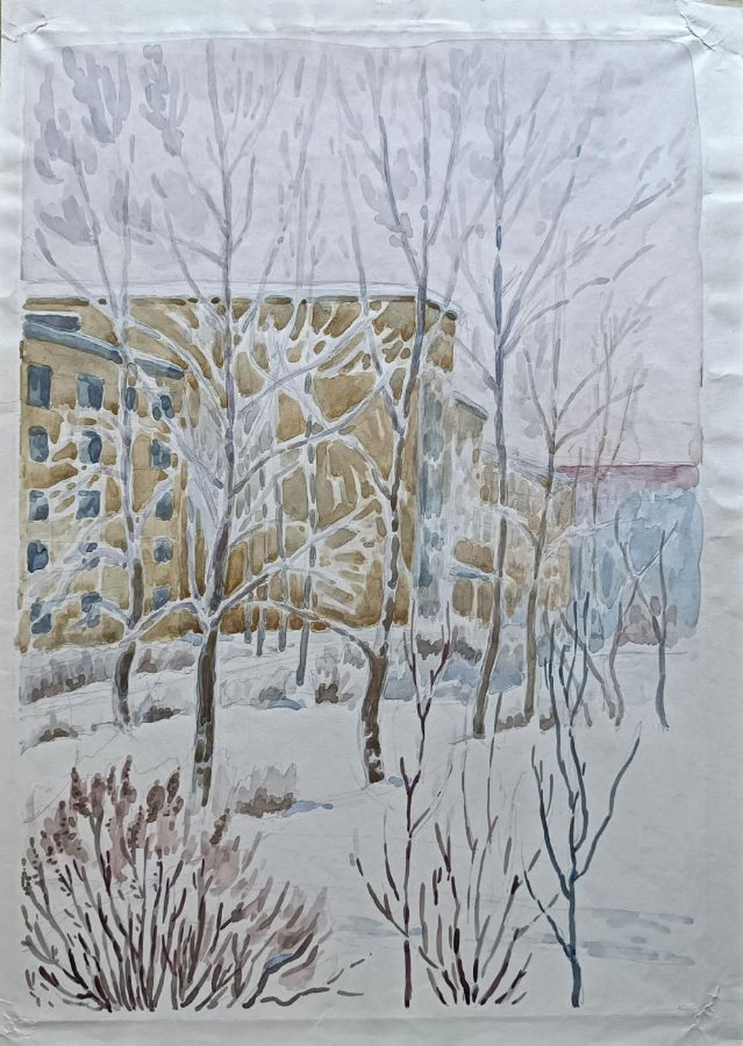 «Зима в городе» Жаров Ю.И.