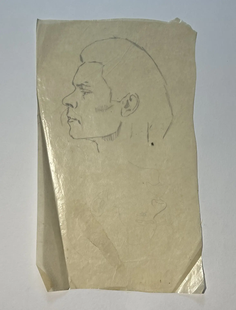 «Профиль», Васильев Анатолий Ильич, художник, купить картину, купить, работы, аукцион, графика, галерея ОПХ, Bidspirit, бидспирит, магазин
