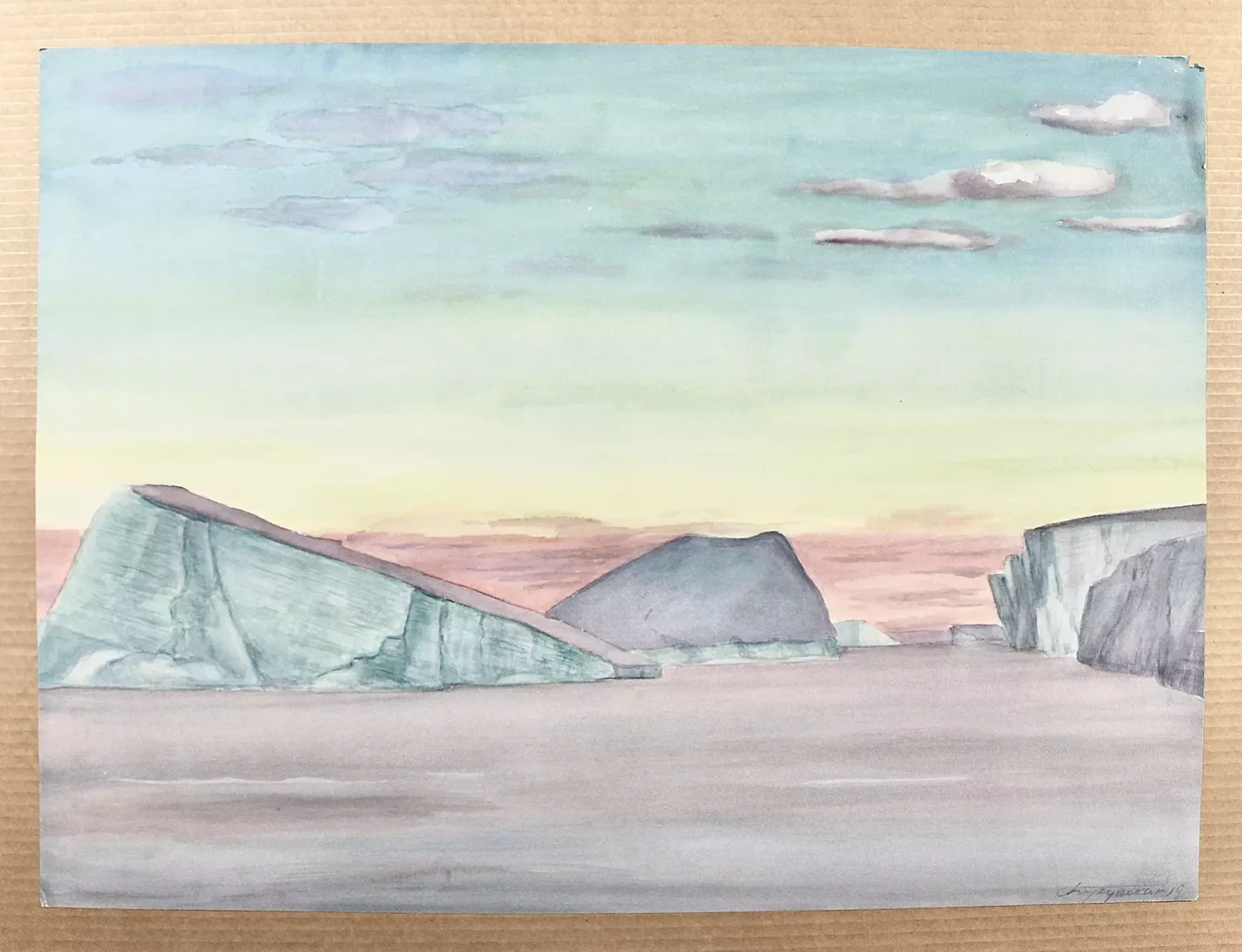 «Старые айсберги», Кукушкин О.Г., 1989