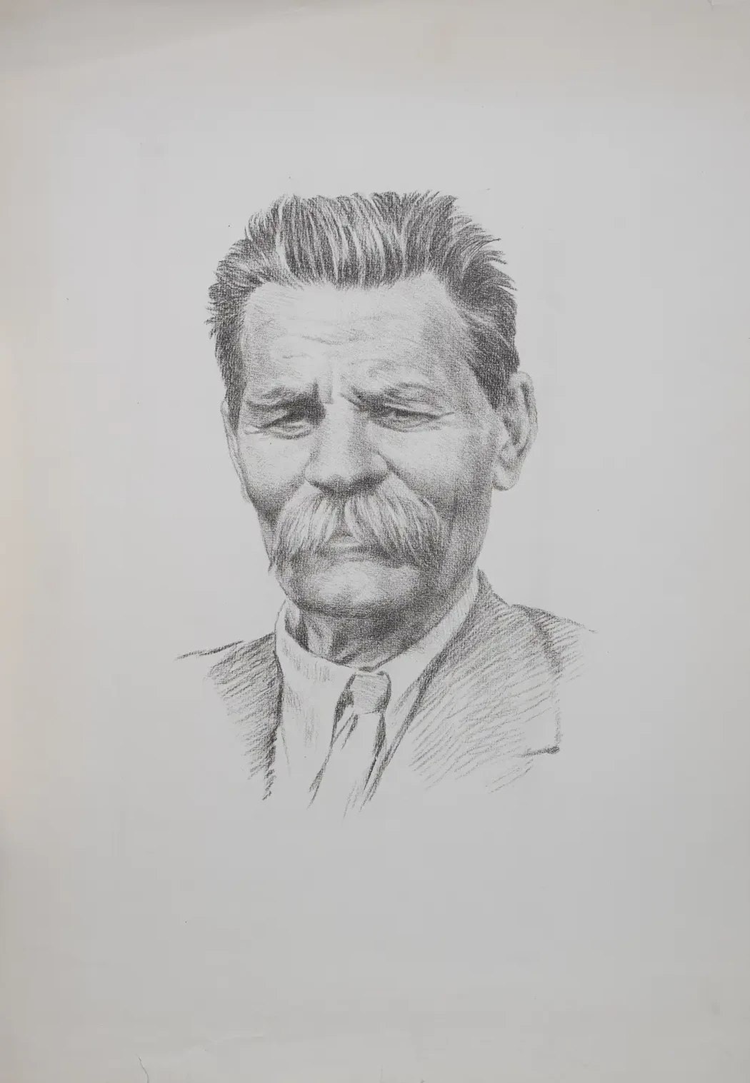 «Портрет М. Горького», Н.Х., художник, купить картину.