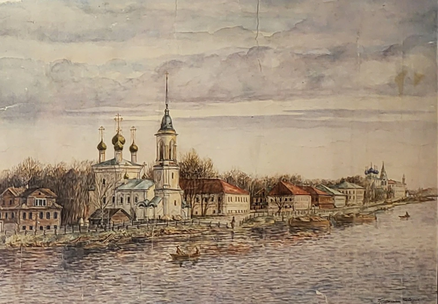 «Вологда. Дмитриевская набережная», Hollman, художник, купить картину