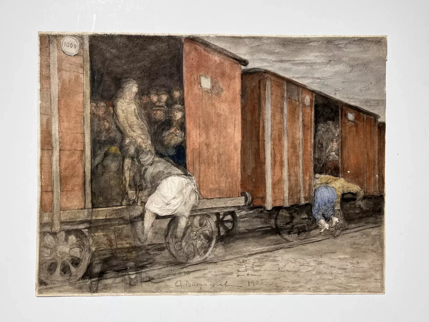 «Теплушка», Вахрамеев Александр Иванович, художник, купить картину