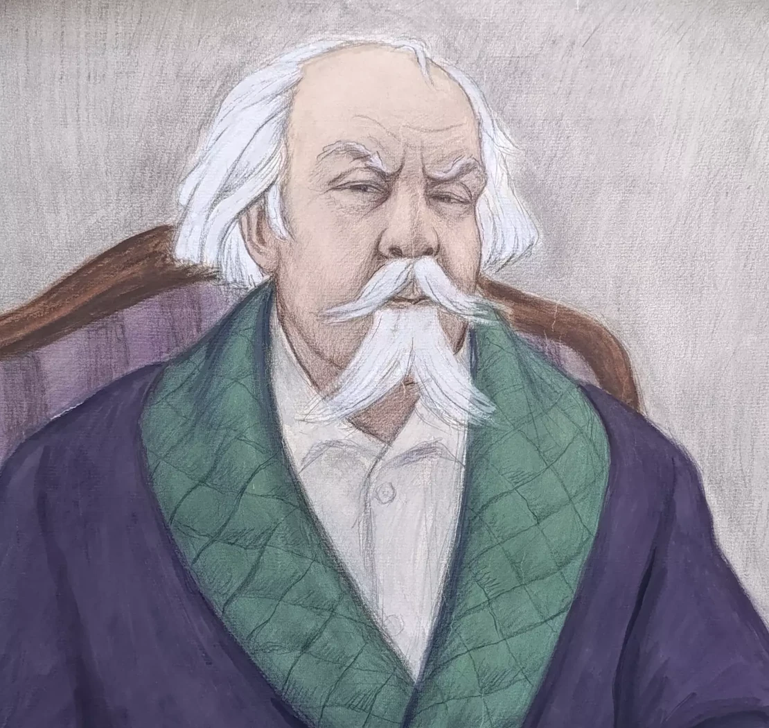 «Малютин Я.О. в роли Серебрякова»
