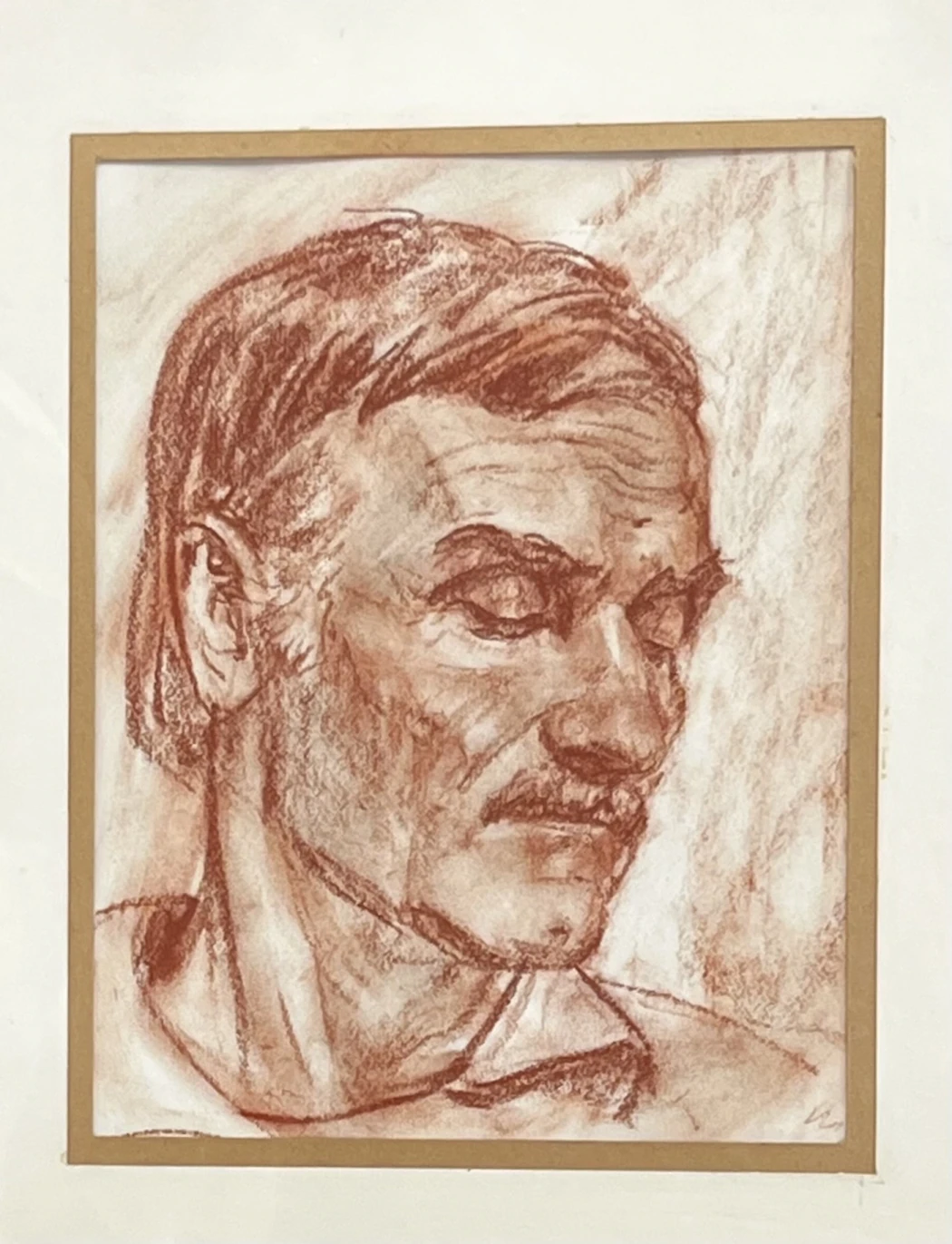 «Портрет инженера Ткачук Г.В.» б.с., Яркин Владимир Петрович, художник, купить картину, купить, работы, рисунок, выставка «Полюса живописи», галерея ОПХ