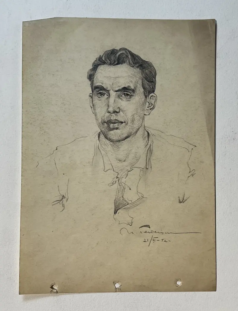«Портрет Юлиуса Фучика», Пентешин Иван Мильевич, художник, купить картину