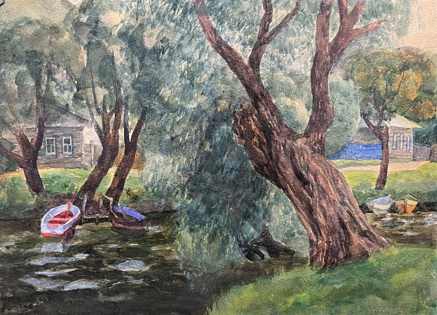 «Ивы»,картина, живопись