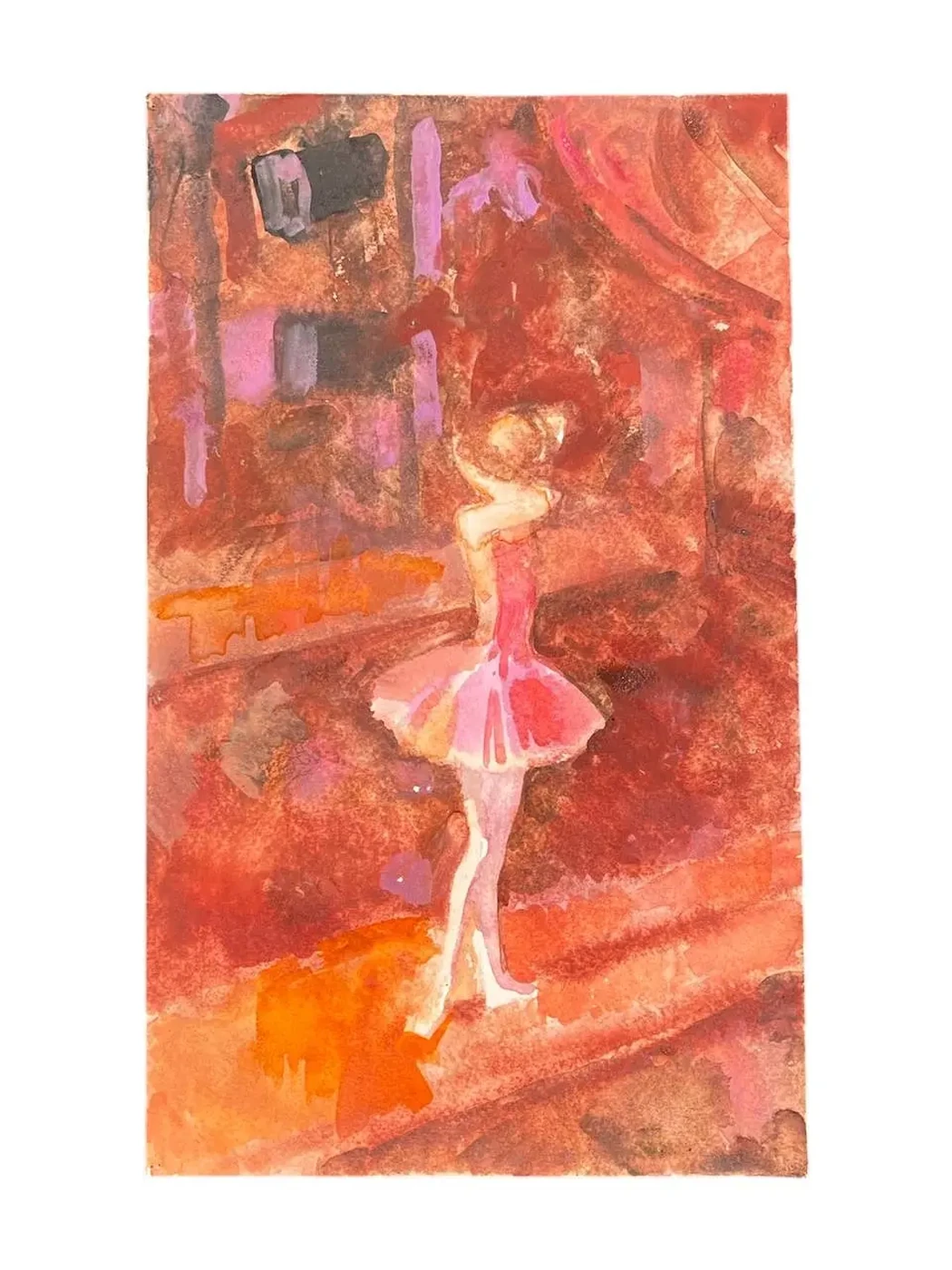 «Из цикла "За кулисами"», Чепикова Татьяна Алексеевна, художник, купить картину, купить, работы, аукцион, графика, галерея ОПХ, Bidspirit, бидспирит, магазин