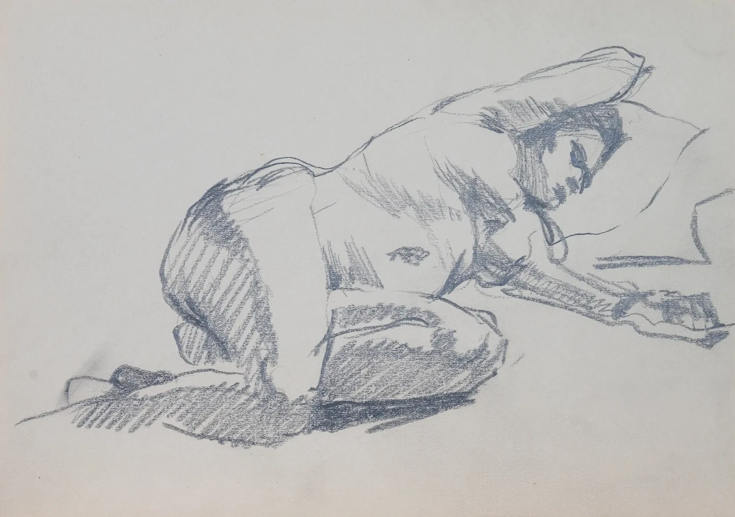 «Натурщица», 1959 г., Васильев Анатолий Ильич, художник, купить картину.