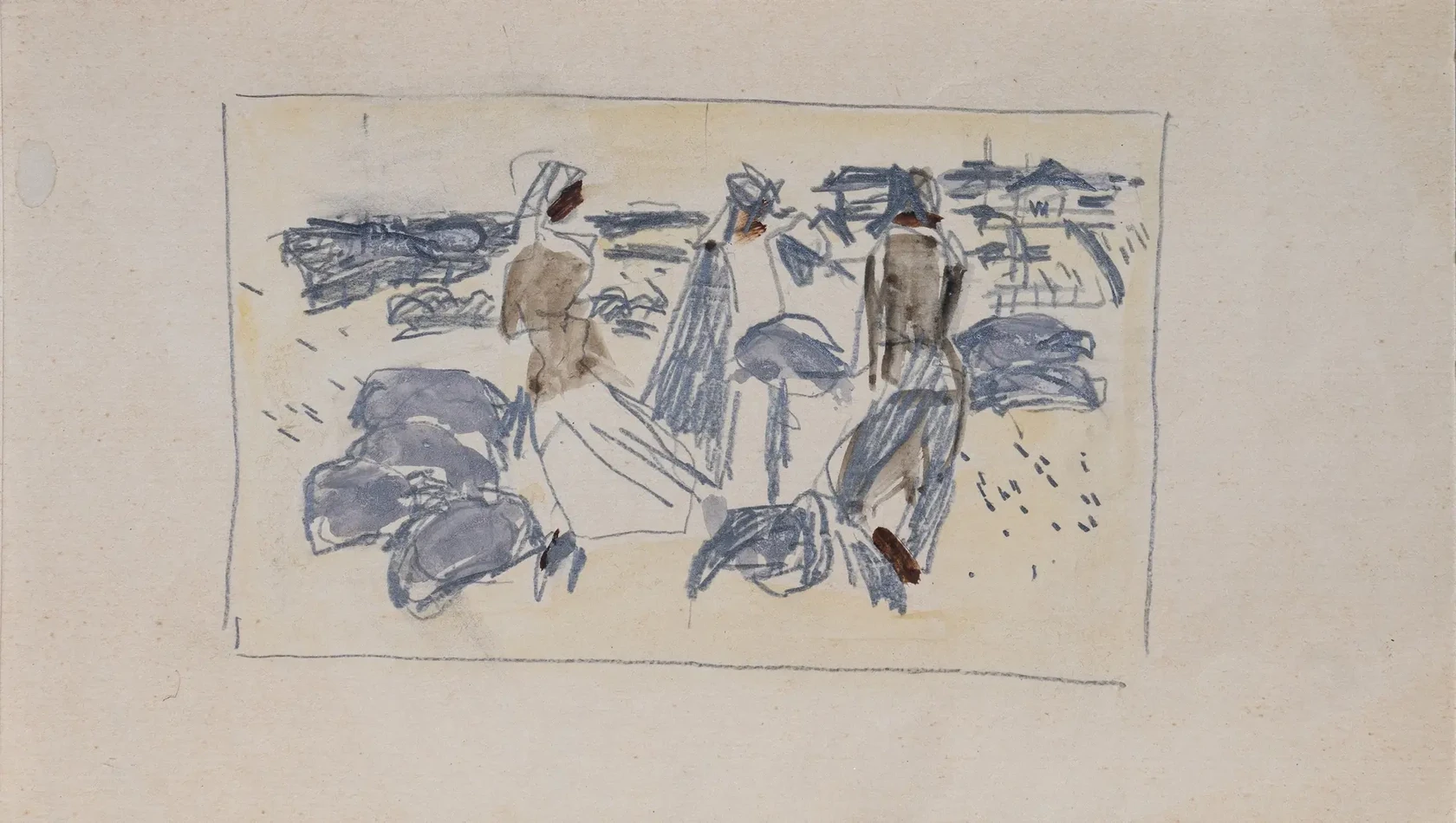 «Набросок», 1950-е г, Васильев Анатолий Ильич, художник, купить картину.