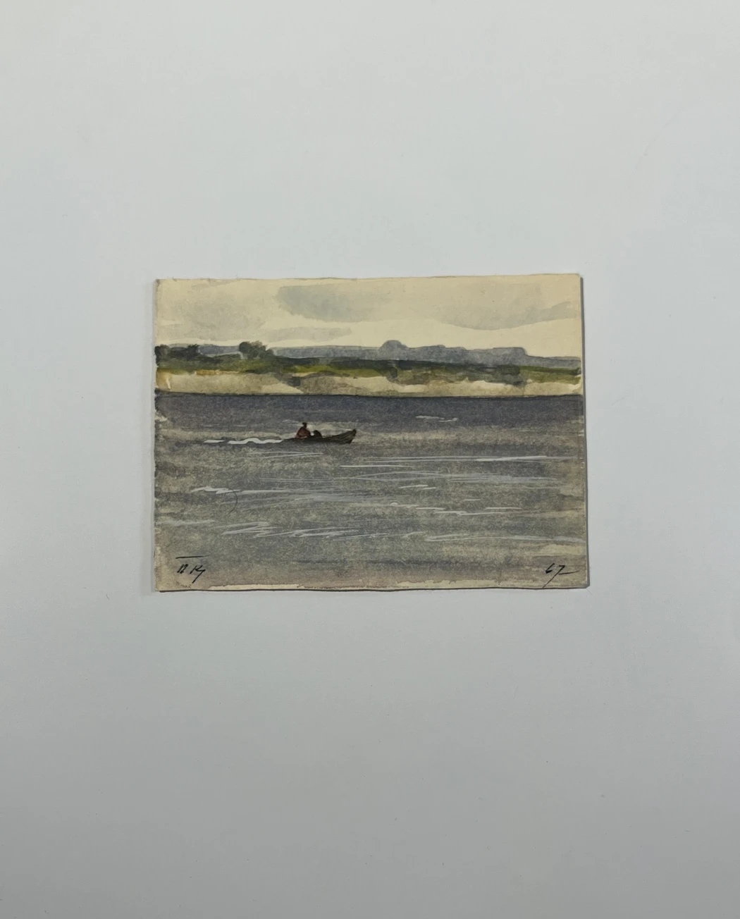 «Лодка на реке»,П.Крылов