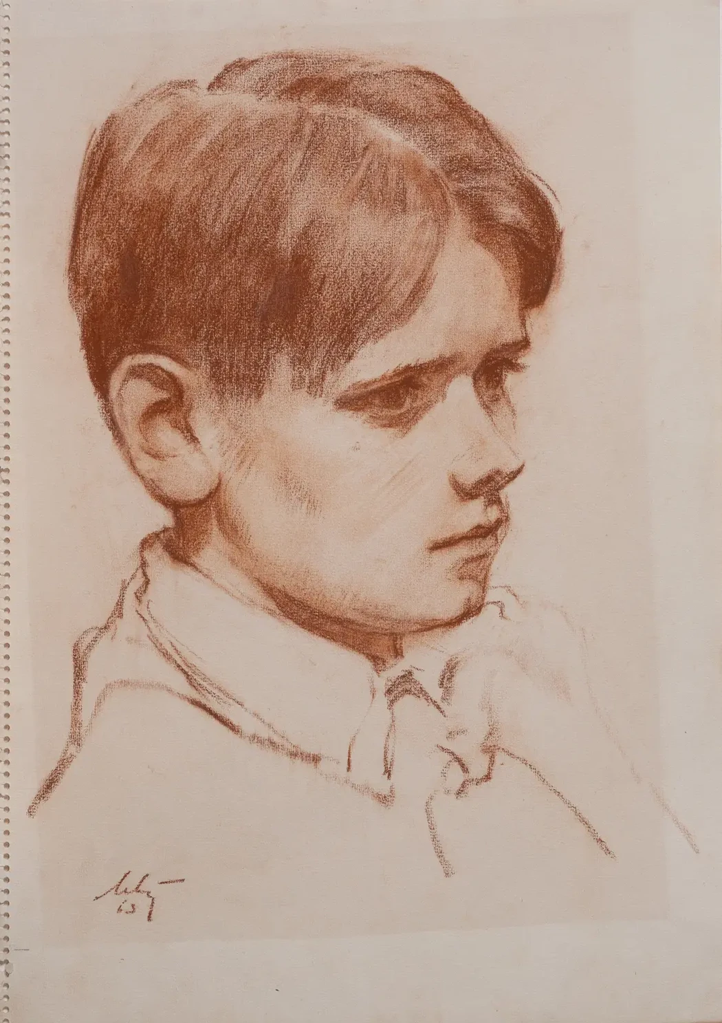 «Портрет», Левитин Анатолий Павлович, художник, купить картину, 1963 г.
