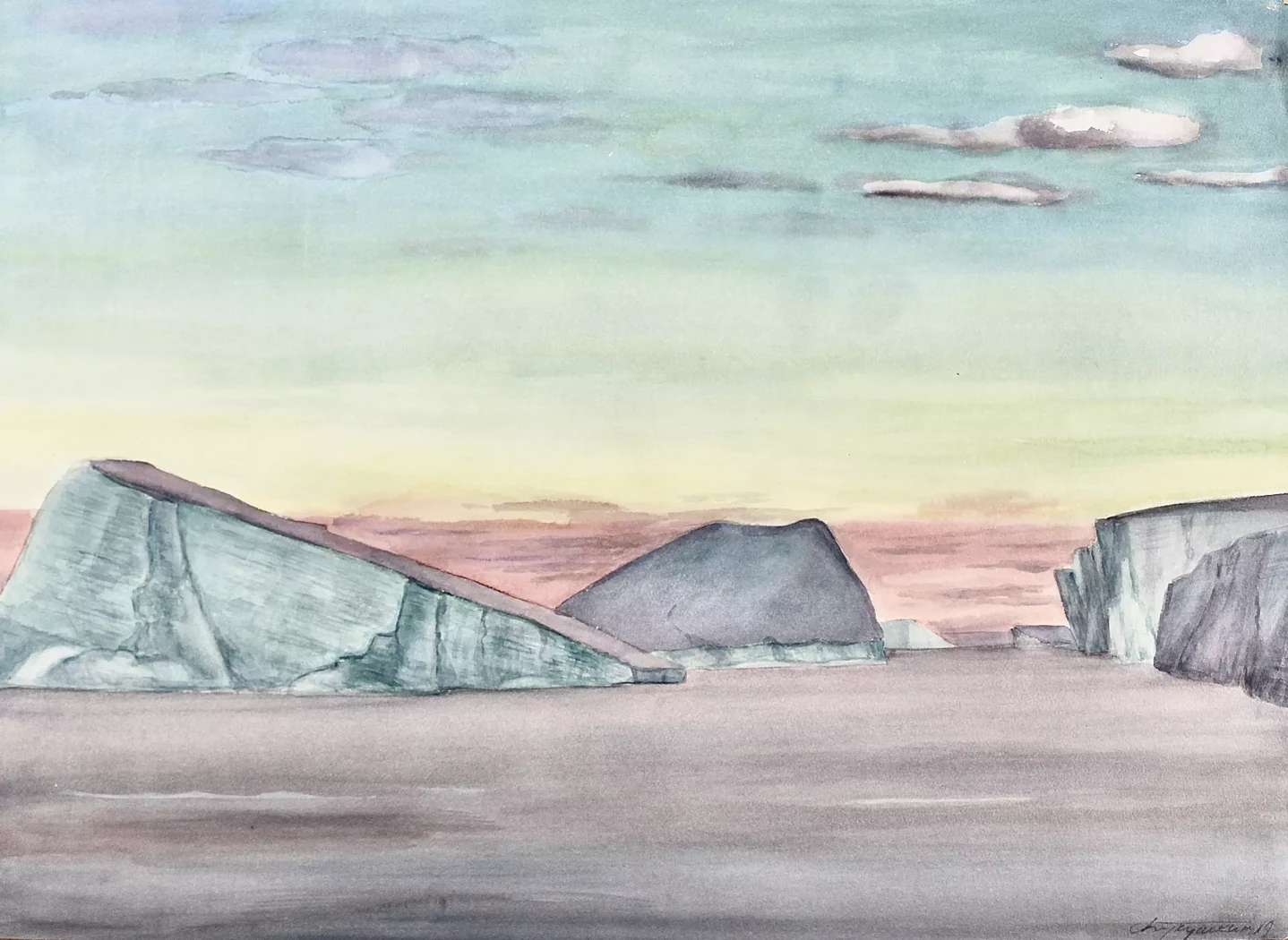 «Старые айсберги», Кукушкин О.Г., 1989