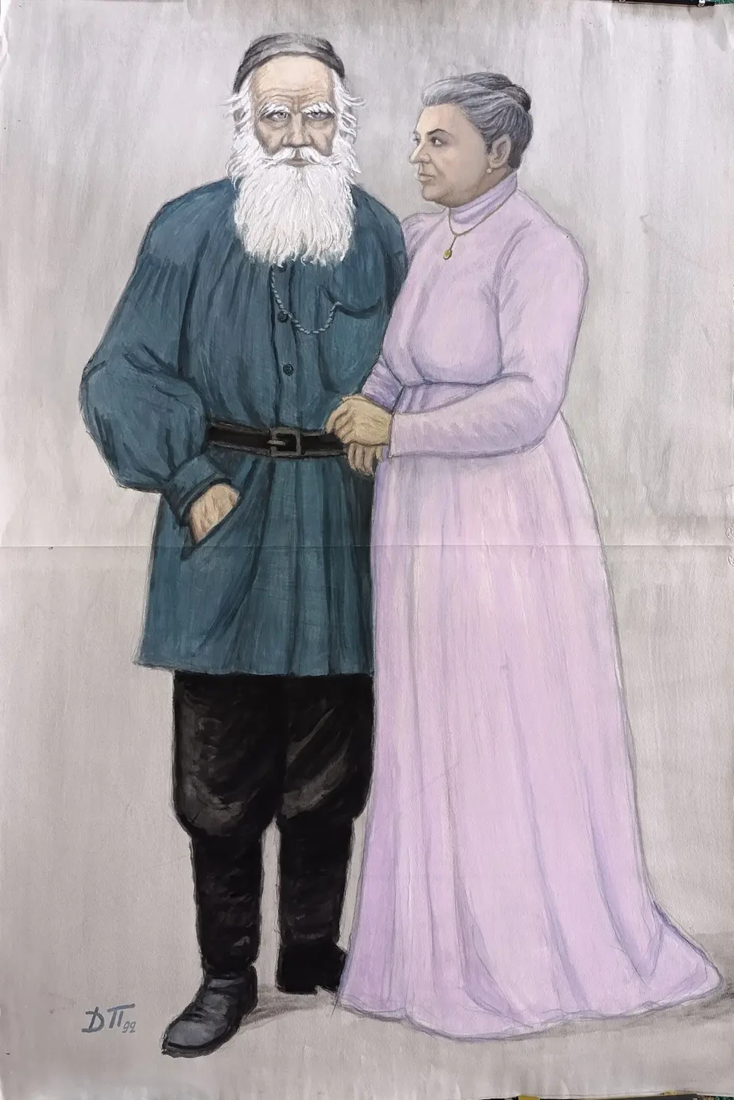 «Толстой Л.Н. и Толстая С.А.» Попов Д.Ф.