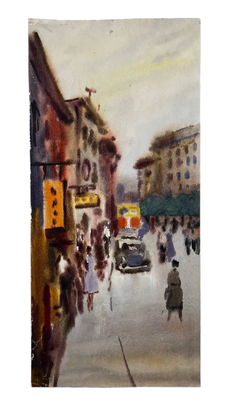 «Город», Хромов Ю., художник, купить картину, купить, работы, аукцион, графика, галерея ОПХ, Bidspirit, бидспирит, магазин