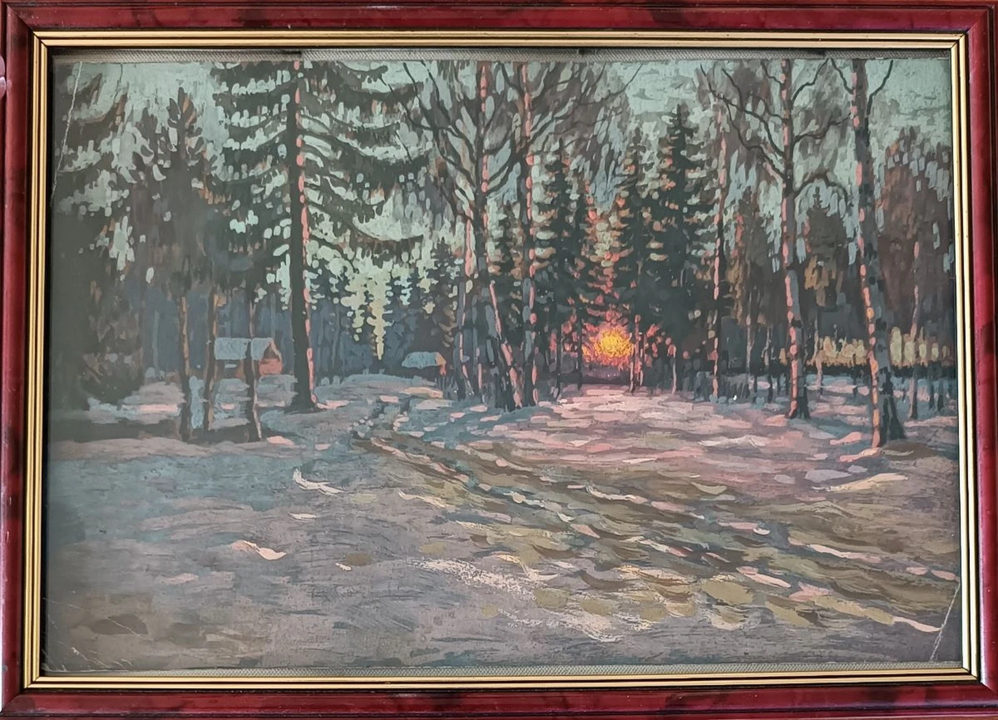 «Зимний закат»