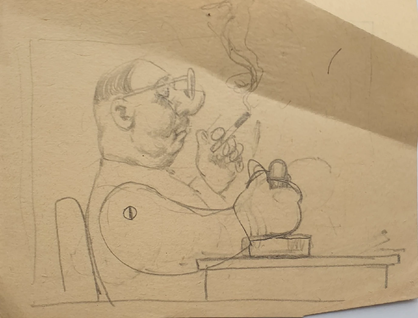 «Закурил», Обозненко Дмитрий Георгиевич, художник, купить картину