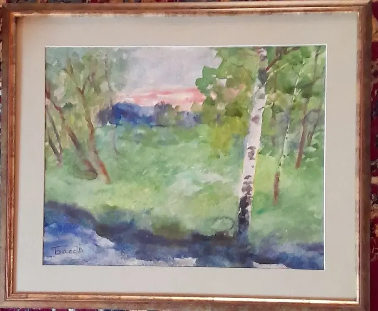 «Березки у реки», Басов Яков, художник, купить картину.