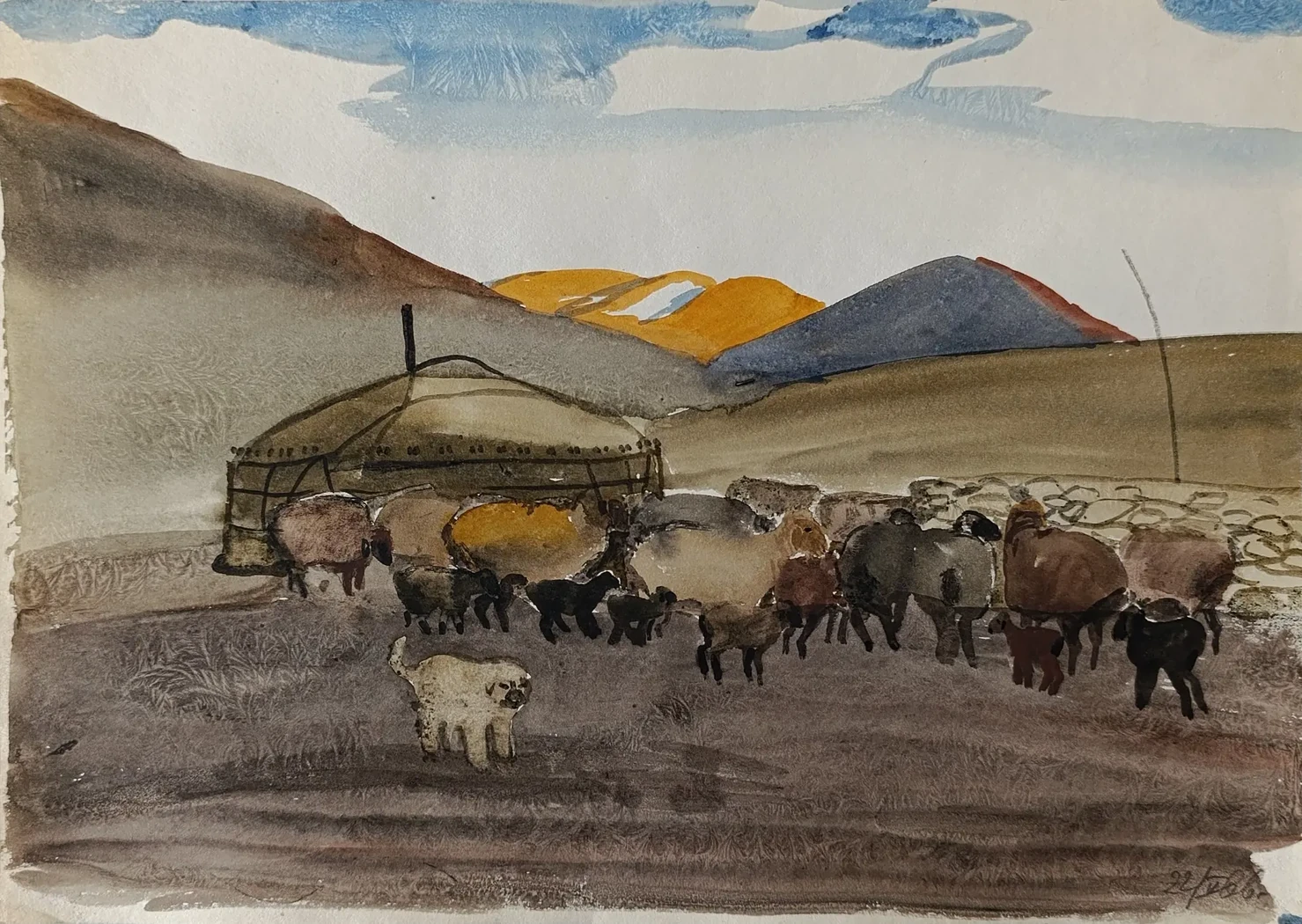 «Памир. Овцы» Капустина Т.П.