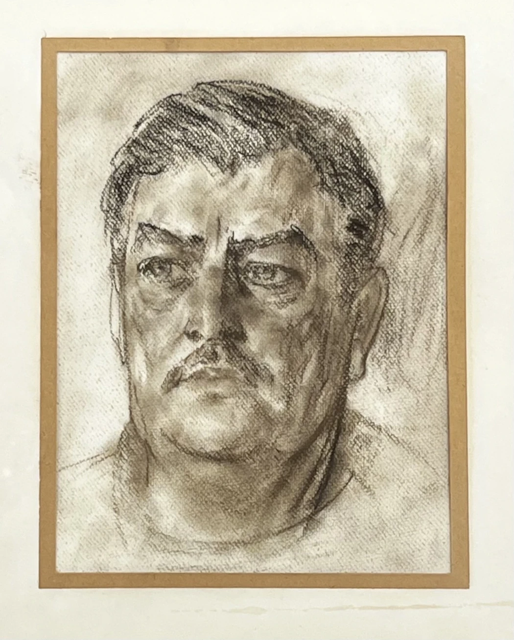 «Портрет токаря Зубова» б.с., Яркин Владимир Петрович, художник, купить картину, купить, работы, рисунок, выставка «Полюса живописи», галерея ОПХ