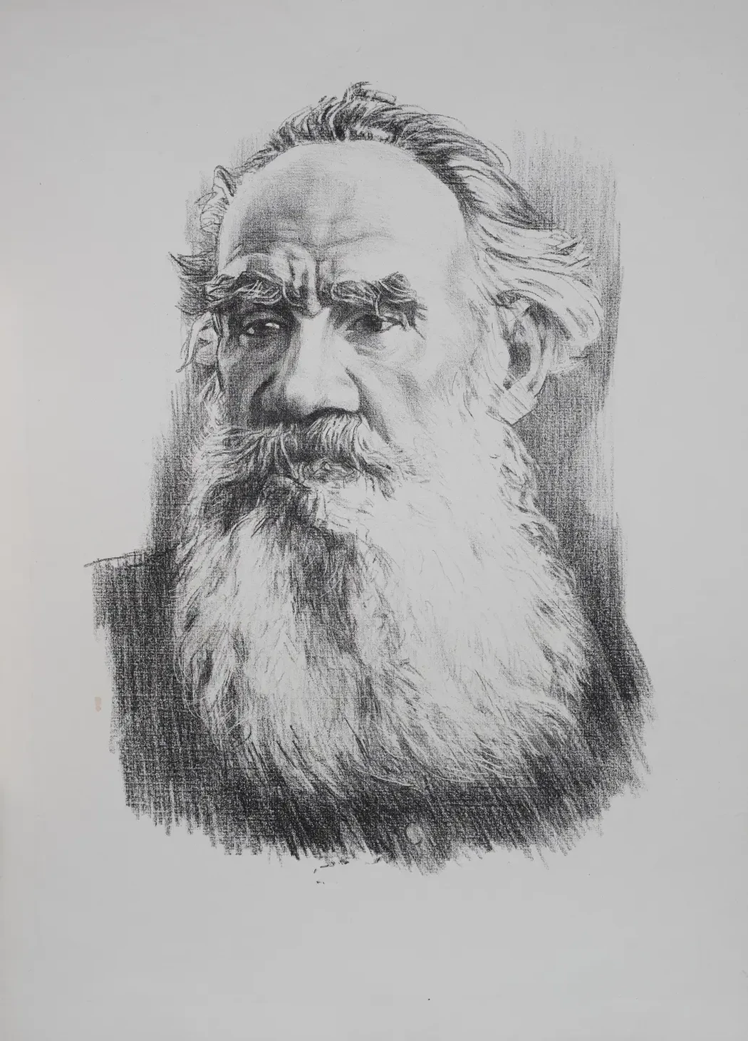 «Портрет Л. Толстого», Н.Х., художник, купить картину.