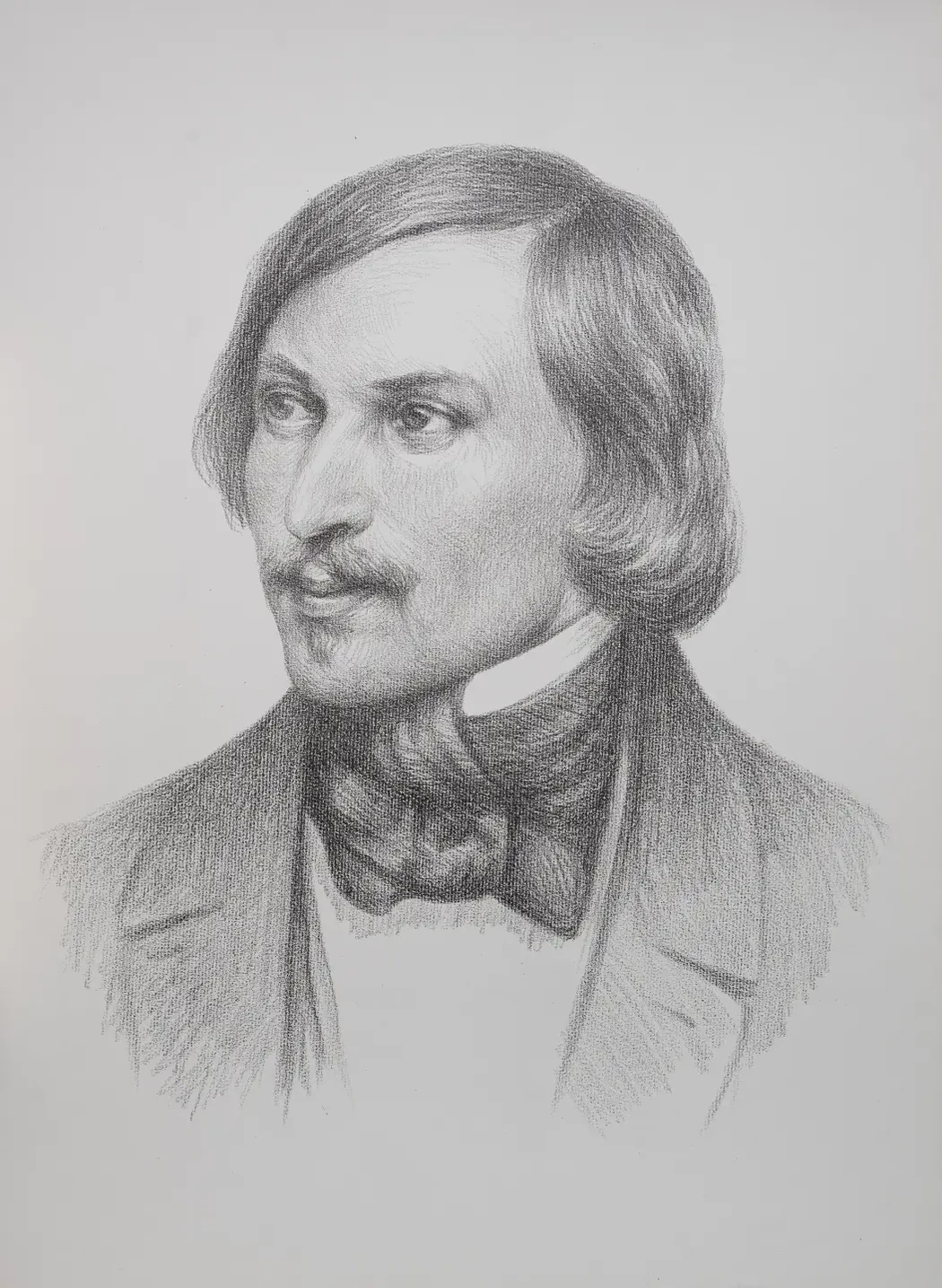 «Портрет Николая Васильевича Гоголя», Н.Х., художник, купить картину.