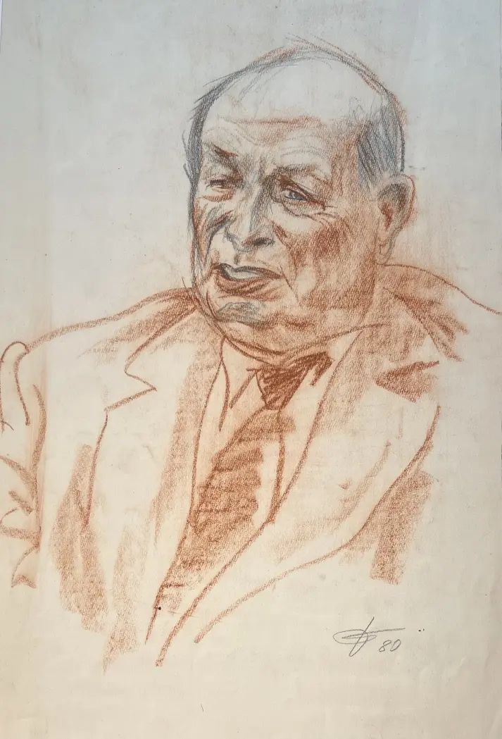 «Морин А.В. – главный конструктор авианосцев», Гусев Валентин Михайлович, художник, купить картину.