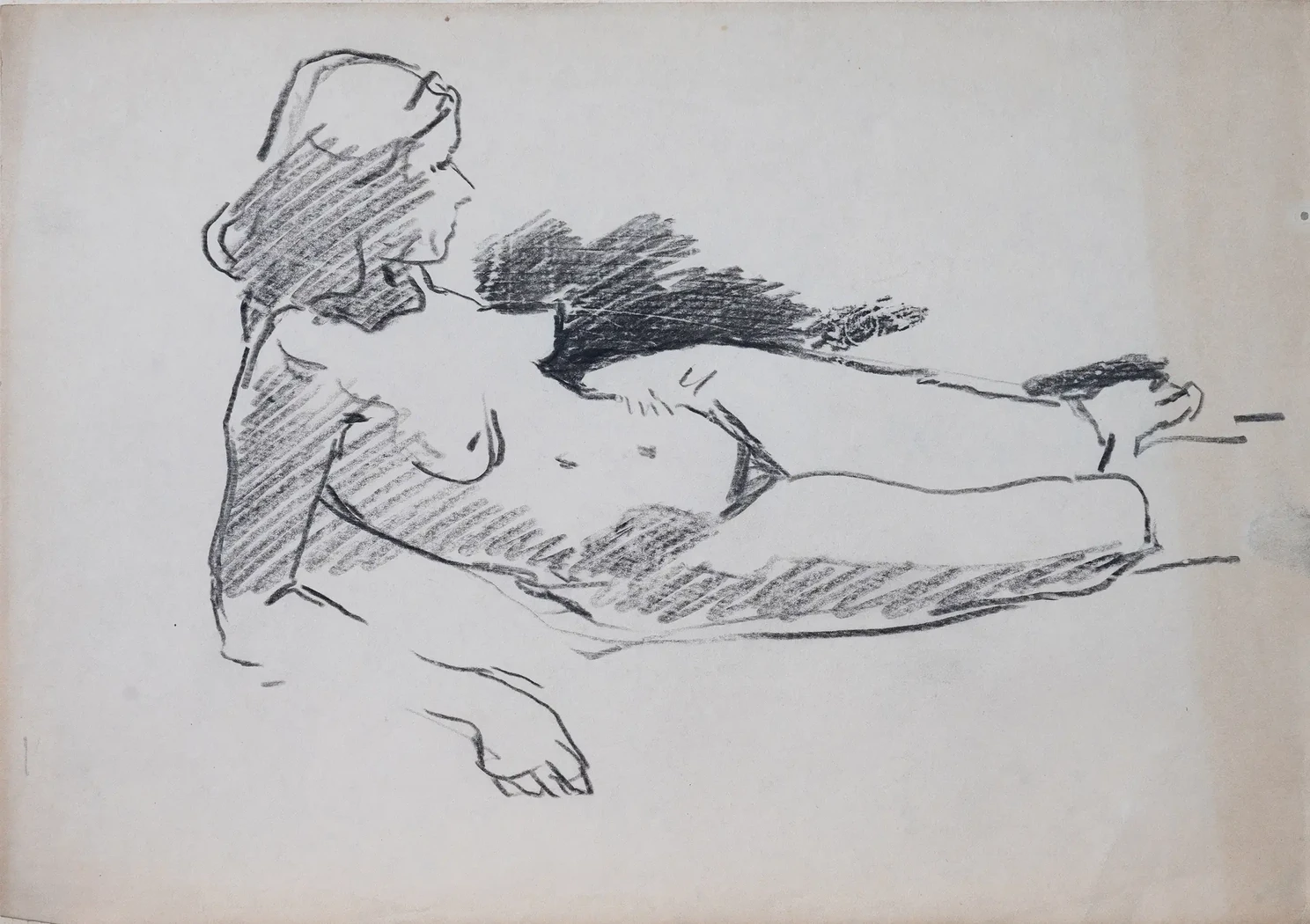 «Натурщица», 1959 г., Васильев Анатолий Ильич, художник, купить картину.