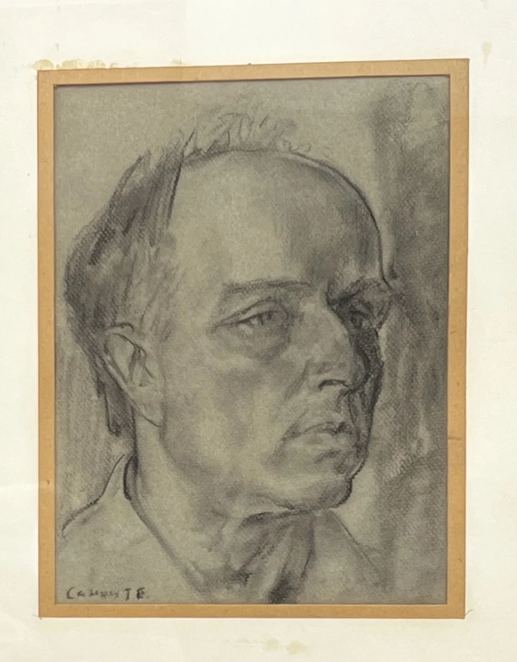 «Портрет механика Санина Т.Е.» б.с., Яркин Владимир Петрович, художник, купить картину, купить, работы, рисунок, выставка «Полюса живописи», галерея ОПХ