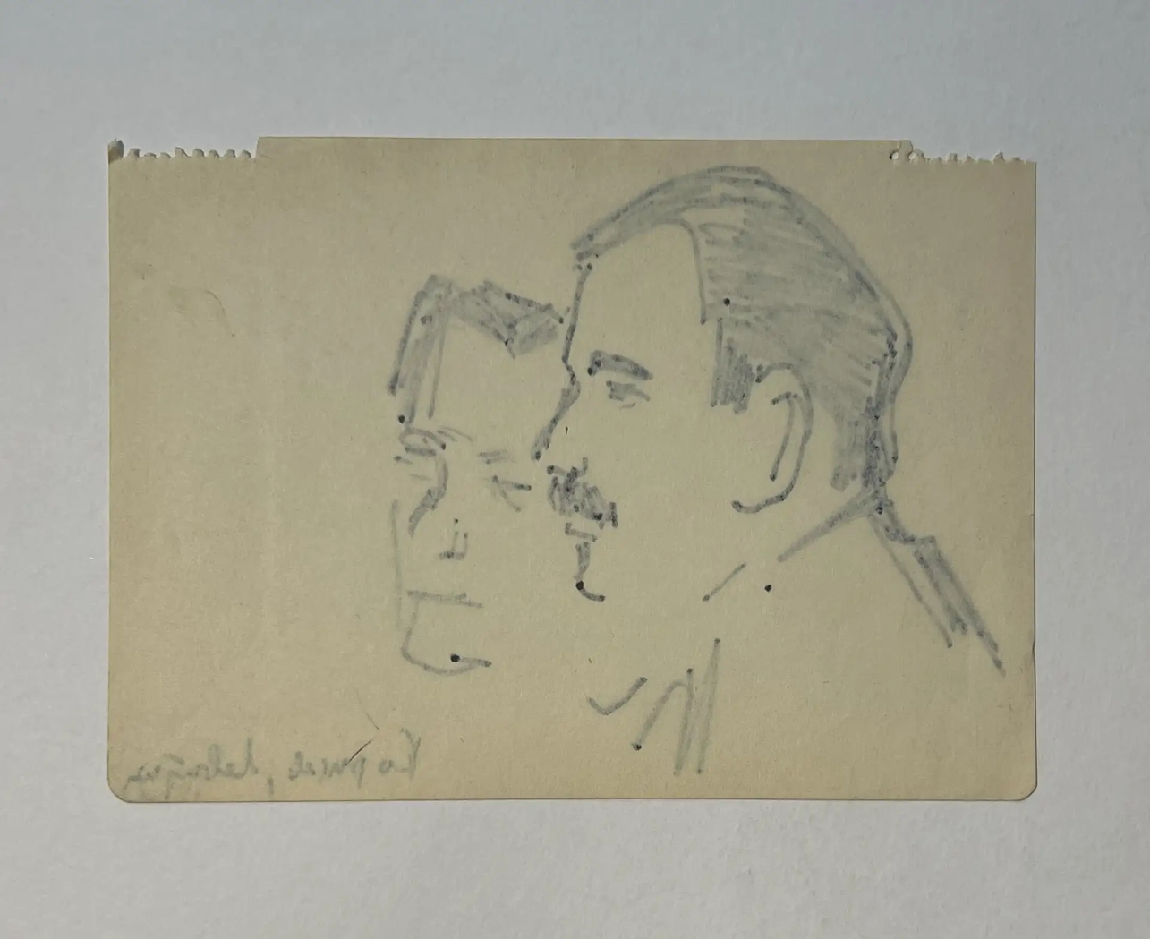 «Коржев, Левитин», Васильев Анатолий Ильич, художник, купить картину, купить, работы, аукцион, графика, галерея ОПХ, Bidspirit, бидспирит, магазин