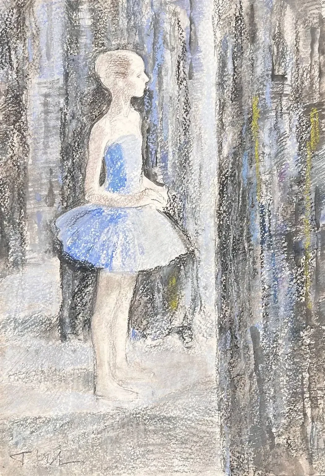 «Из цикла "Артисты"», Чепикова Татьяна Алексеевна, художник, купить картину, купить, работы, аукцион, графика, галерея ОПХ, Bidspirit, бидспирит, магазин