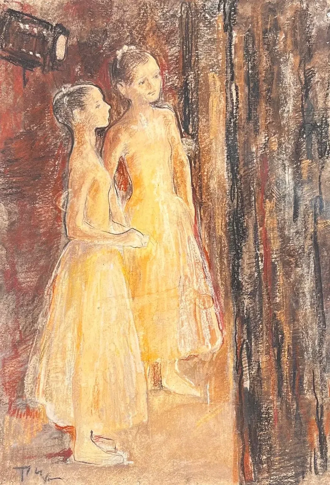 «Из цикла "Артисты"», Чепикова Татьяна Алексеевна, художник, купить картину, купить, работы, аукцион, графика, галерея ОПХ, Bidspirit, бидспирит, магазин