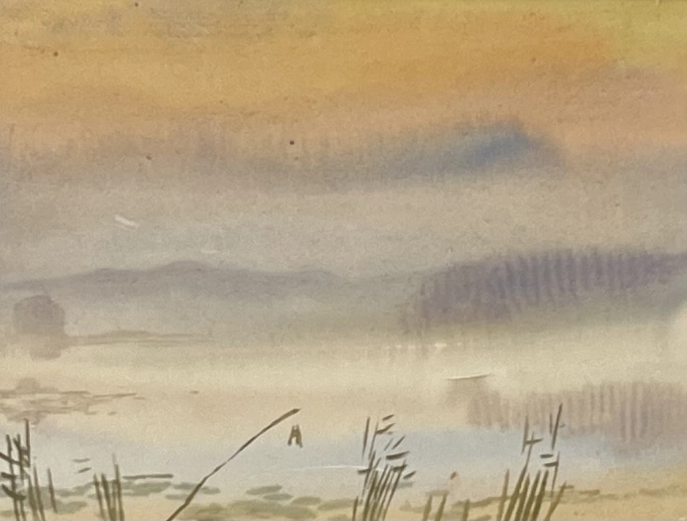 «Рассвет», В.И.Тюленев, акварель