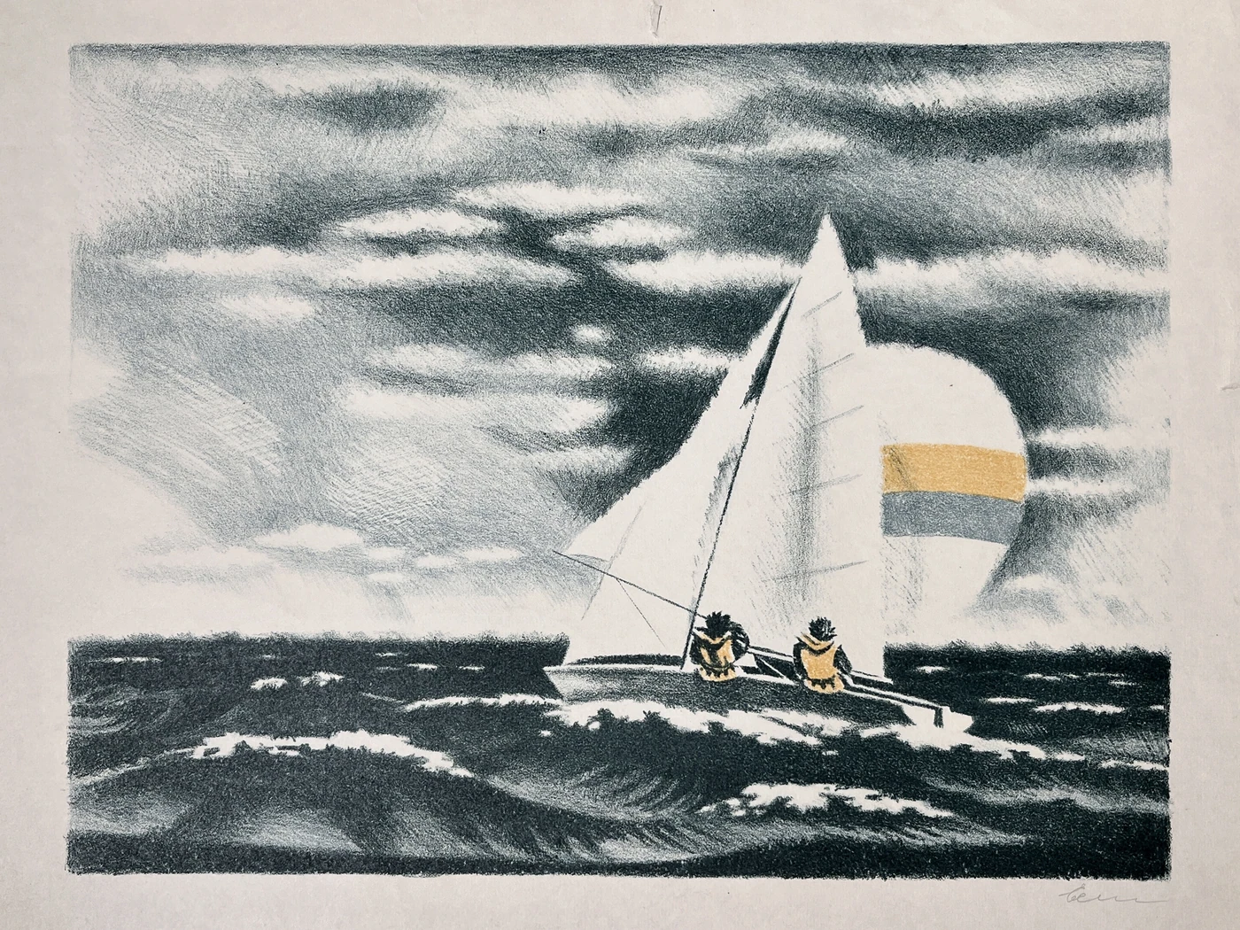 «Яхта в море»