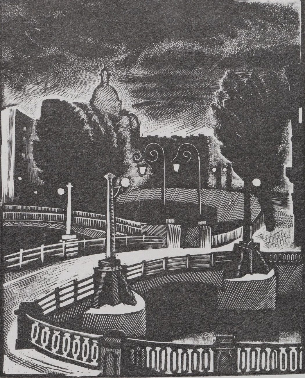 «Вид на Исаакиевский собор», 1980 г., Гончаров Андрей Дмитриевич, художник, купить картину.