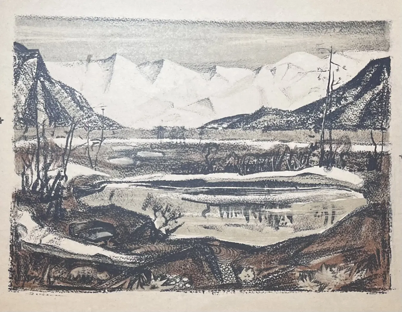 «Пейзаж», купить картину, аукцион.