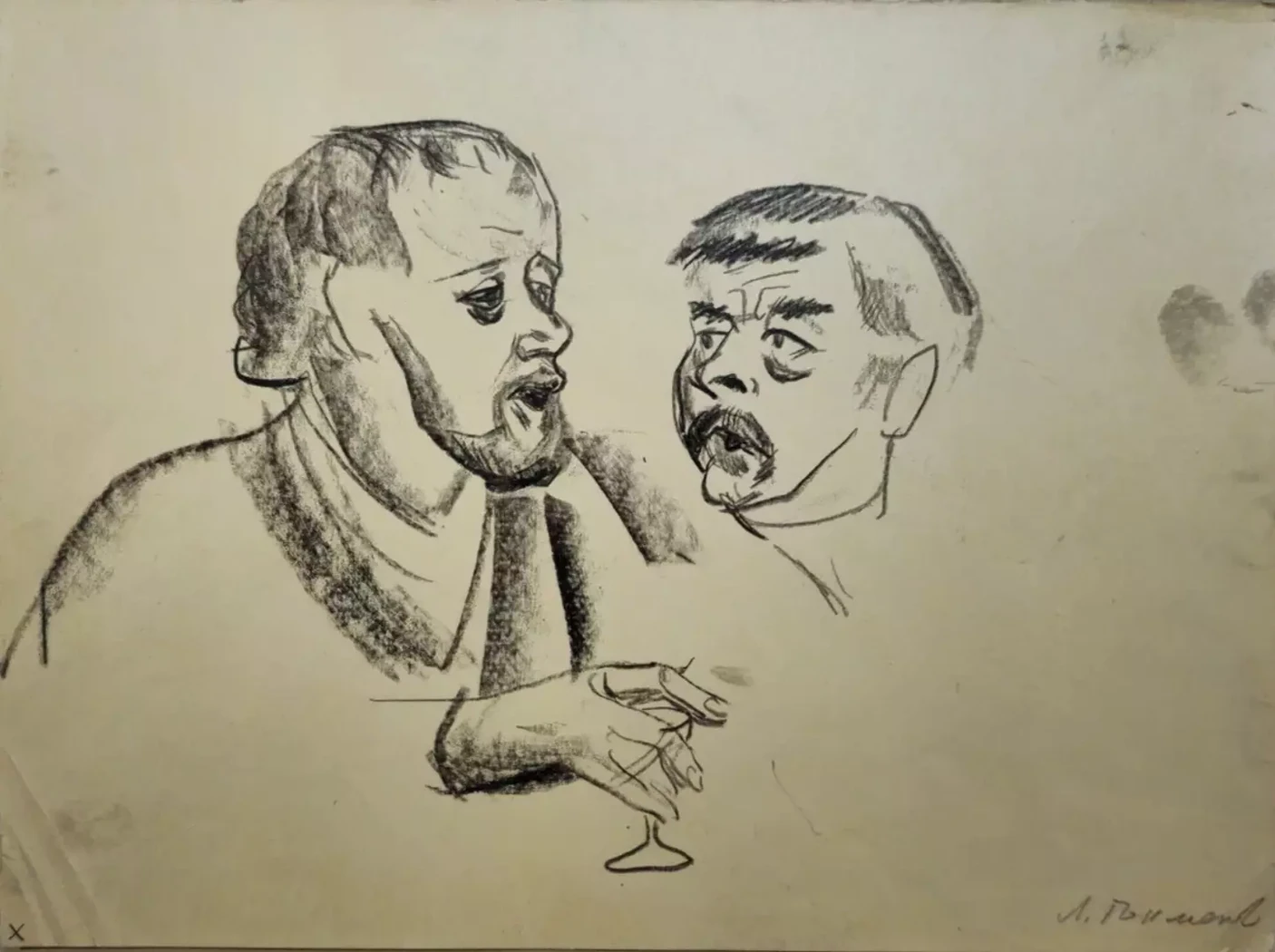 «Двое», Токмаков Лeв Алексееевич, художник, купить картину 