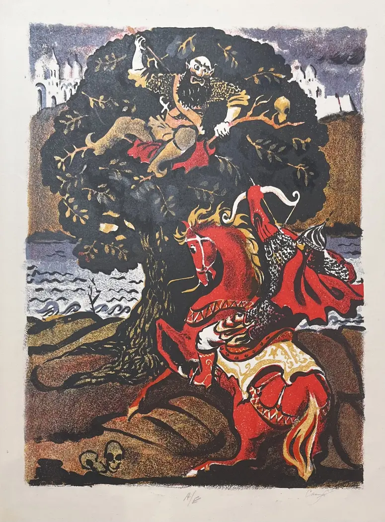 «Сказочный сюжет», Н.Х., художник, купить картину.