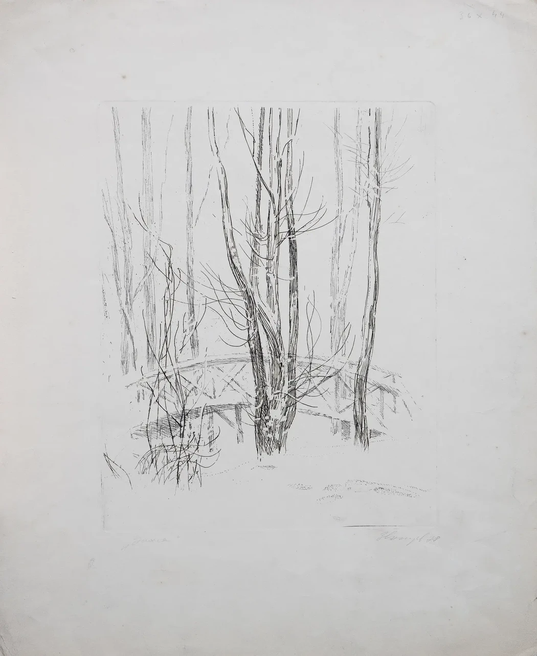 «Зима», 1978 г. Звонцов Василий Михайлович, художник, купить картину.