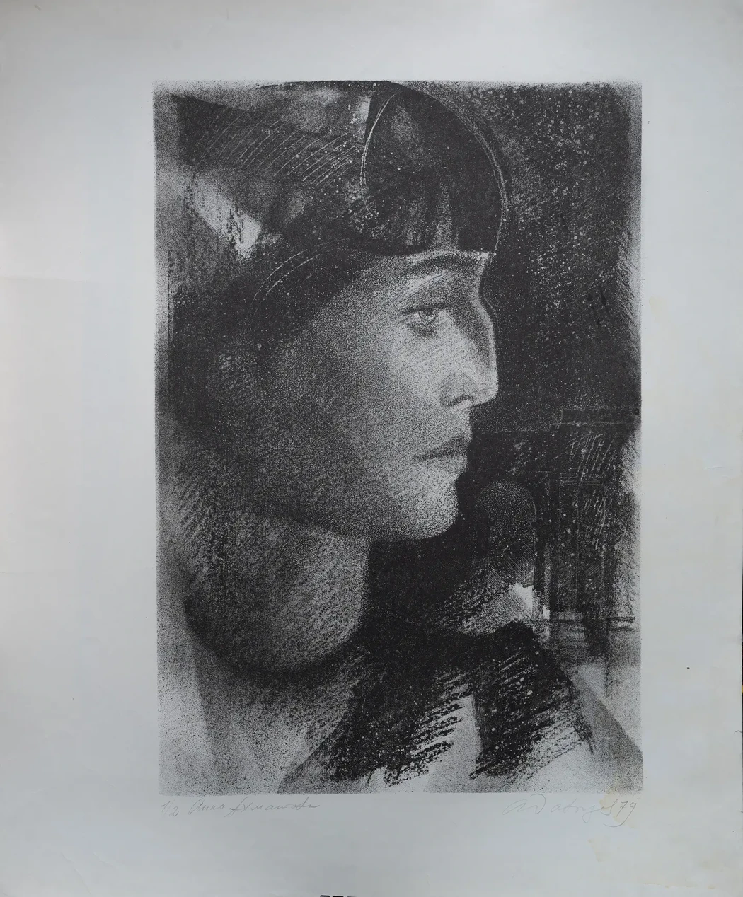 «Портрет Ахматовой А.», 1979 г., Давыдов Анатолий Захарович, художник, купить картину.