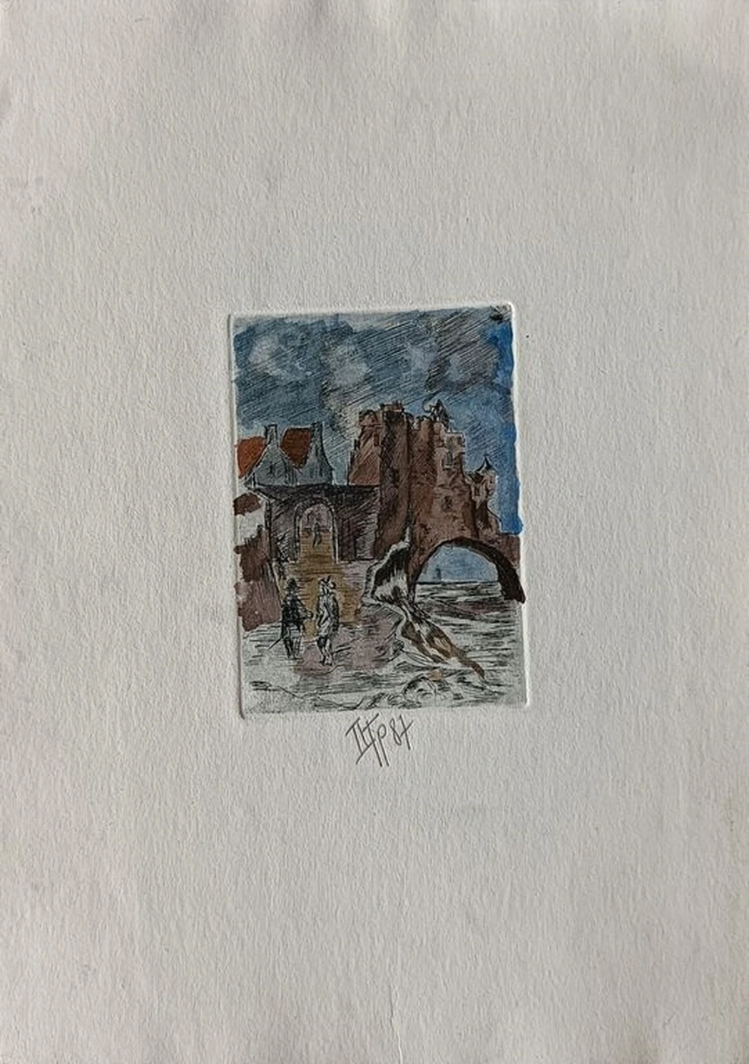 «Городской пейзаж, канал»