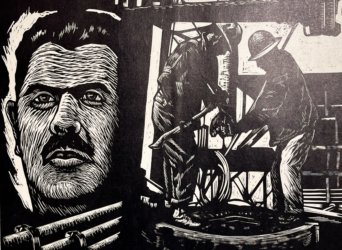 «Завод», Jesús Álvarez Amaya, художник, купить картину, купить, работы, аукцион, графика, галерея ОПХ, Bidspirit, бидспирит, магазин