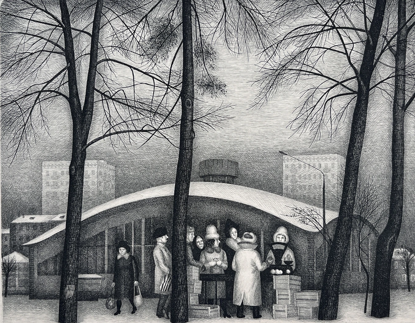 «Колхозный рынок», Каулин В.Ю., 1982